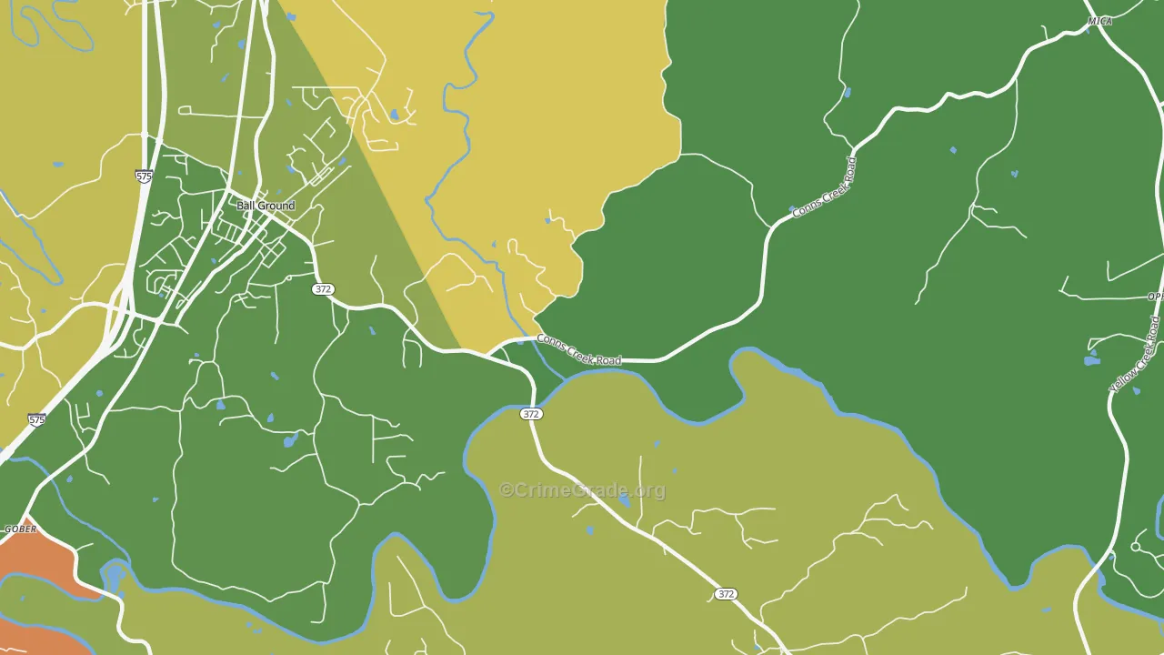Mica, GA Map of Vandalism Rates