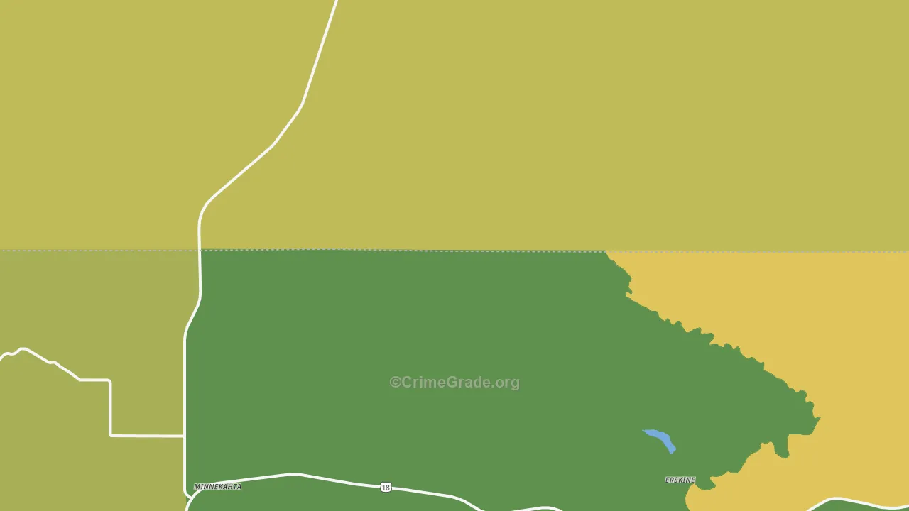 Minnekahta, SD Map of Vandalism Rates