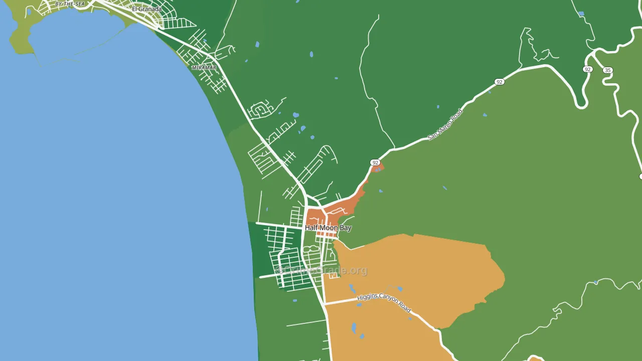 Miramar, CA Map of Vandalism Rates