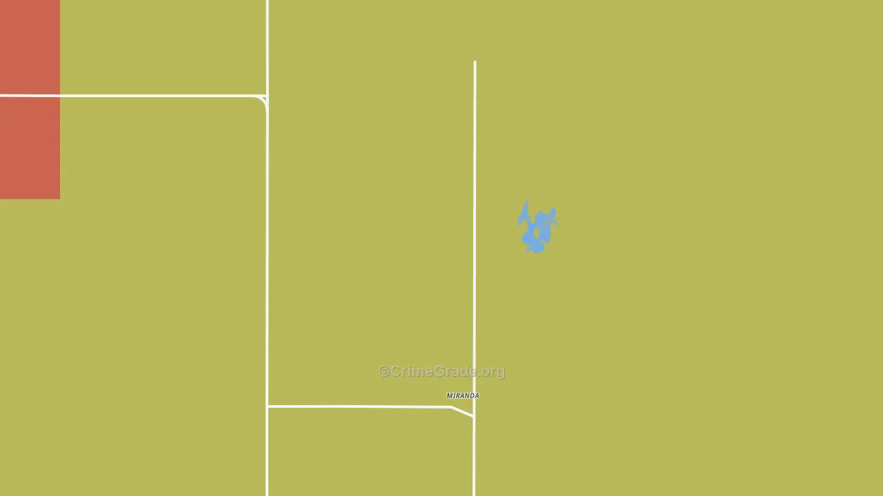 Miranda, SD Map of Vandalism Rates