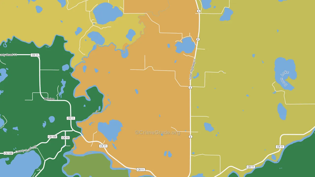 Mission, MN Map of Vandalism Rates