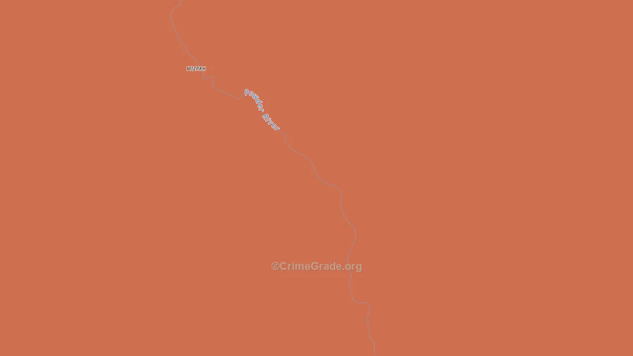 Mizpah, MT Map of Vandalism Rates