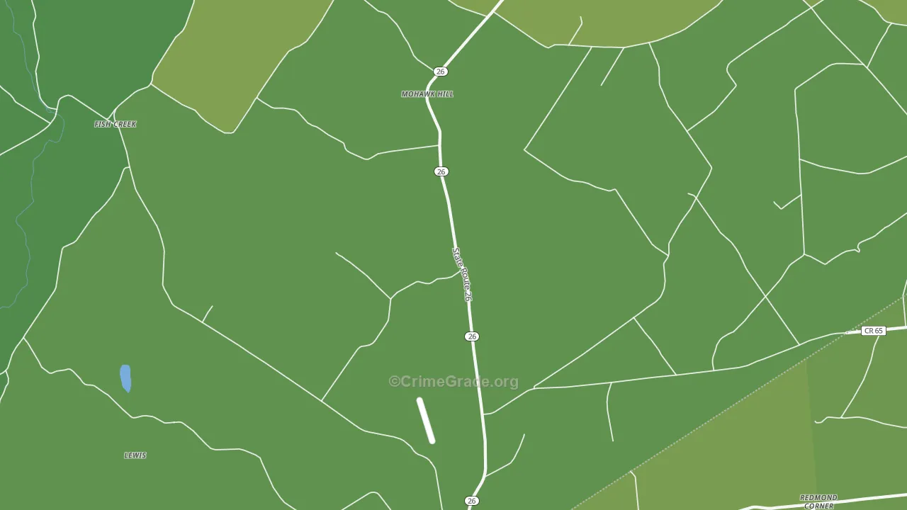 Mohawk Hill, NY Map of Vandalism Rates