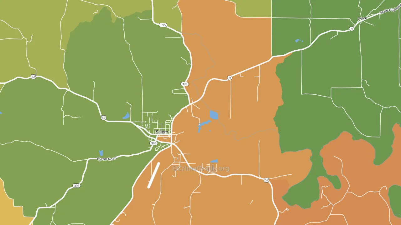 Moko, AR Map of Vandalism Rates