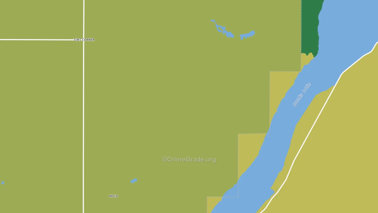 Mold, WA Map of Vandalism Rates