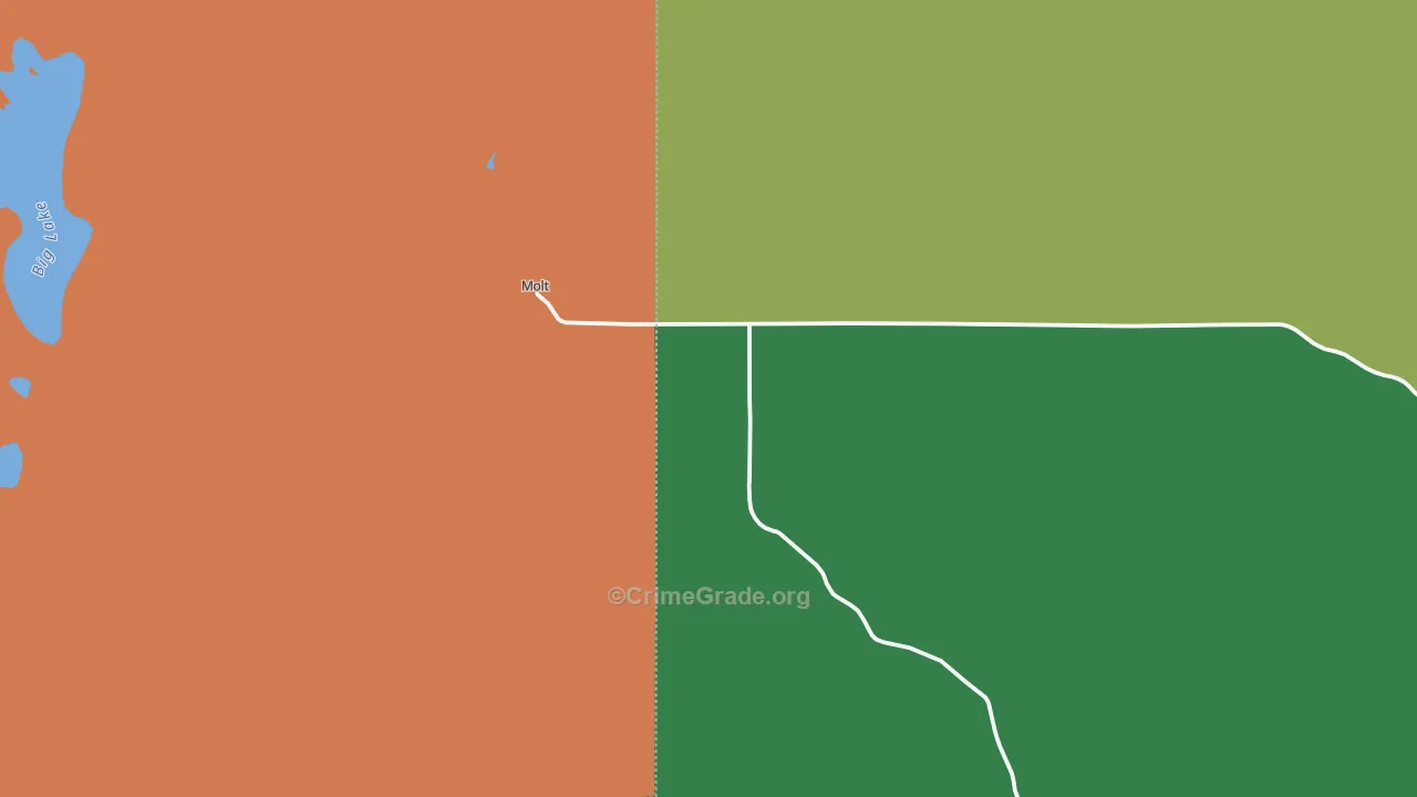 Molt, MT Map of Vandalism Rates