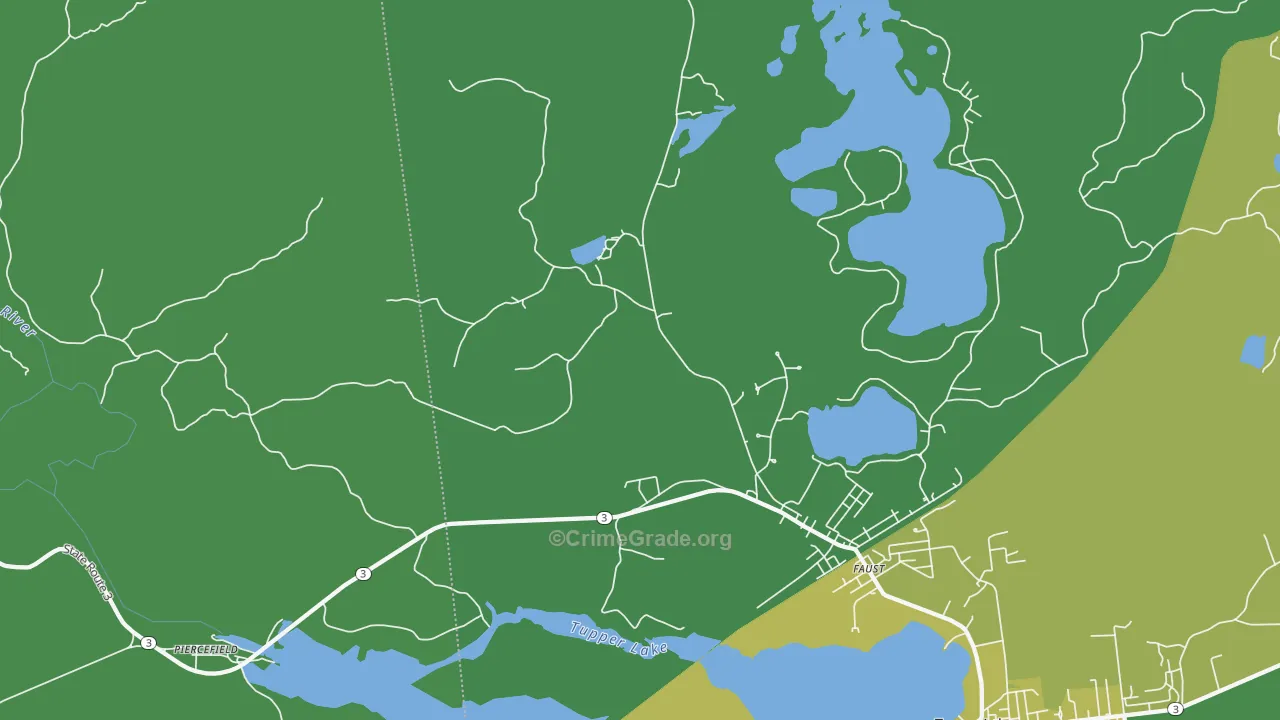 Moody, NY Map of Vandalism Rates