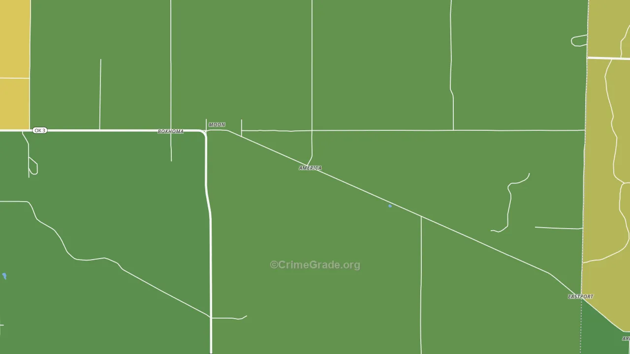 Moon, OK Map of Vandalism Rates