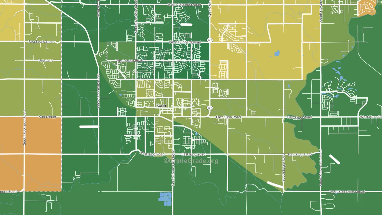Mora, ID Map of Vandalism Rates