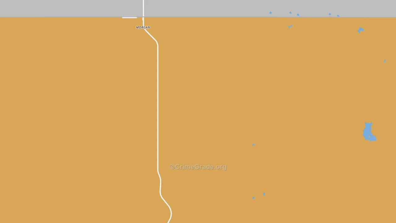 Morgan, MT Map of Vandalism Rates