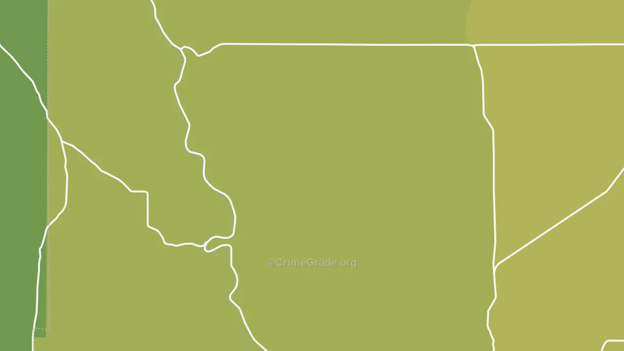 Morgan, OR Map of Vandalism Rates