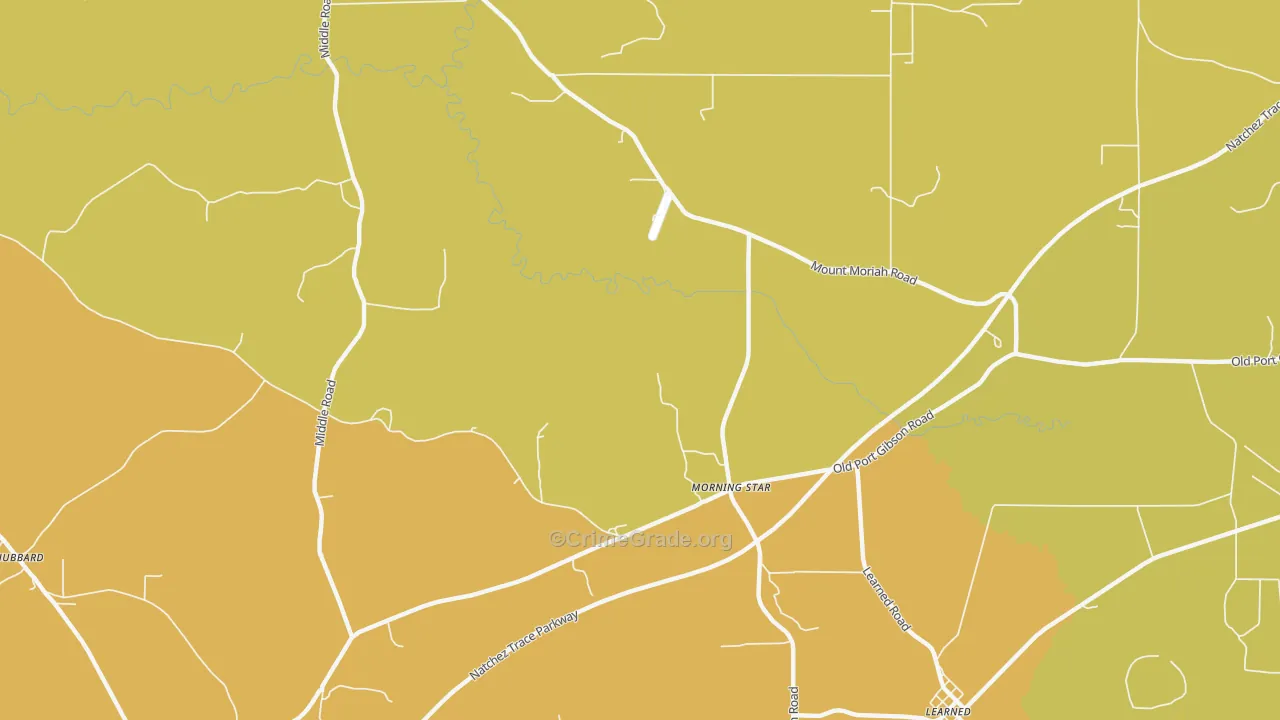 Morning Star, MS Map of Vandalism Rates