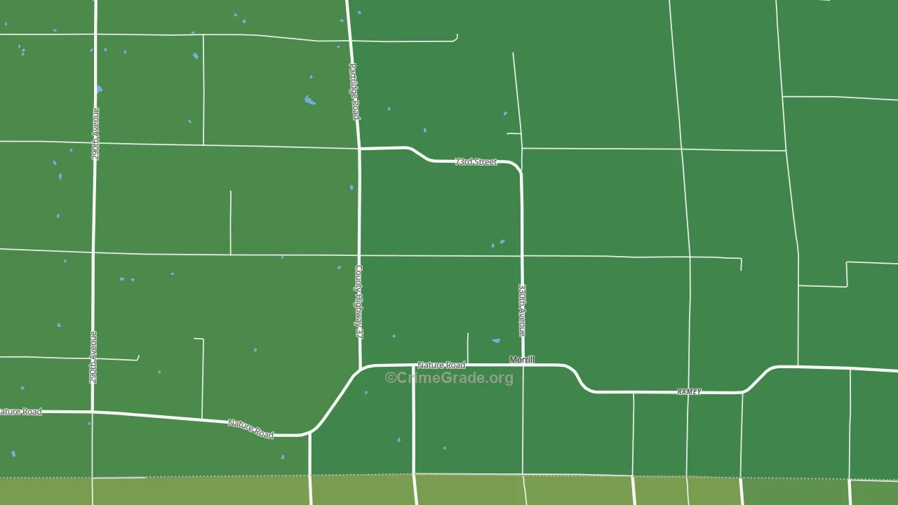 Morrill, MN Map of Vandalism Rates