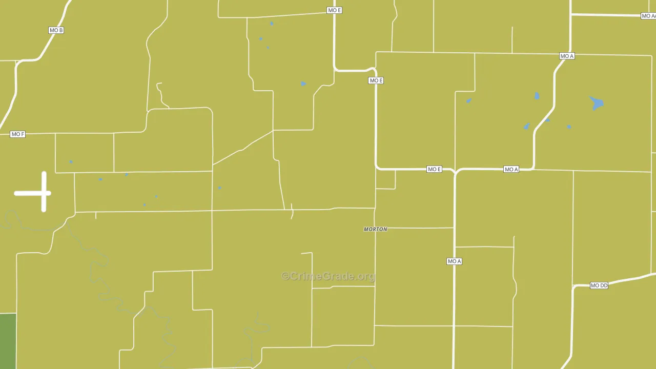 Morton, MO Map of Vandalism Rates