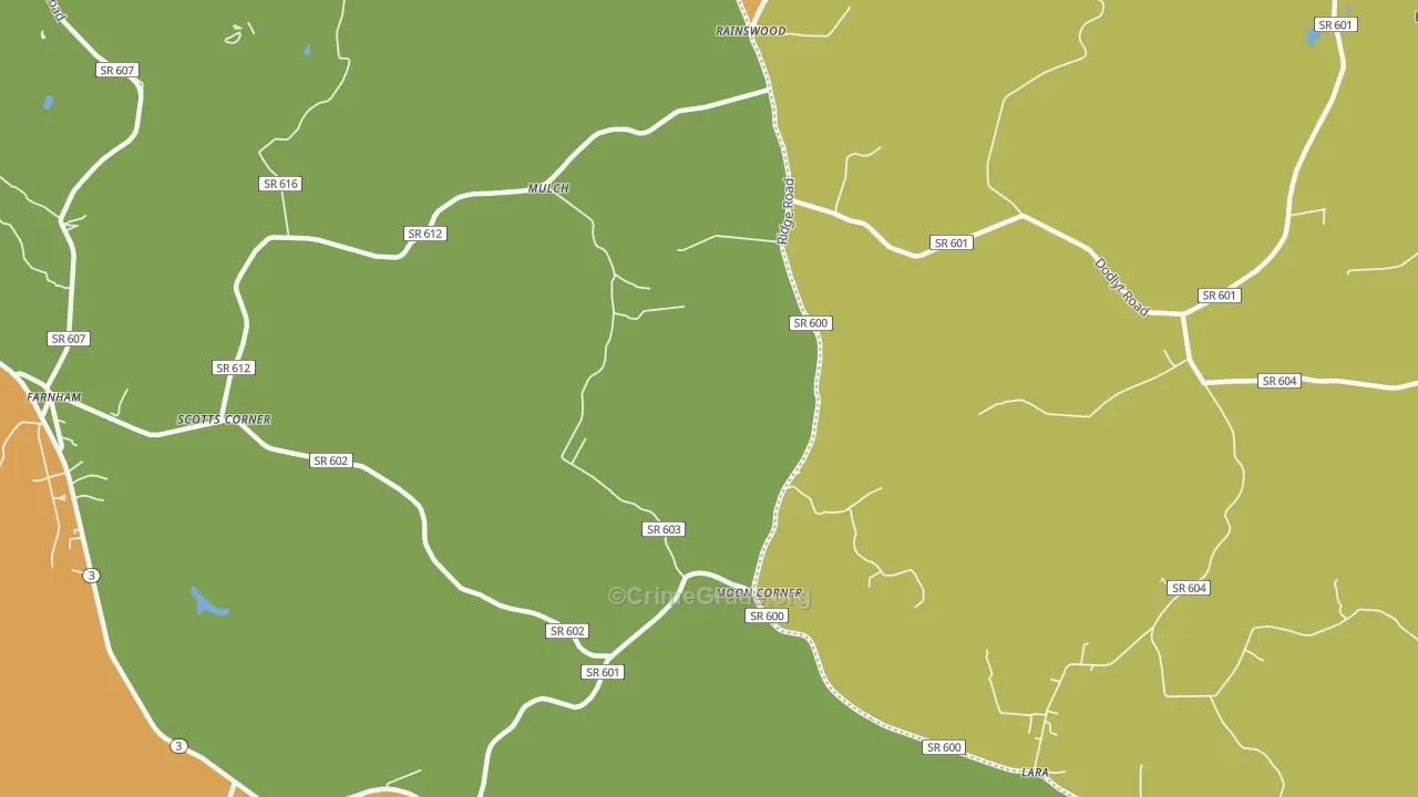 Mulch, VA Map of Vandalism Rates