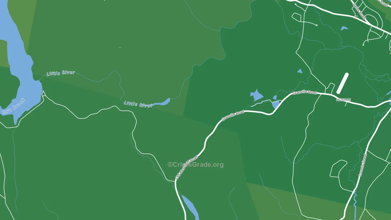 Mundale, MA Map of Vandalism Rates