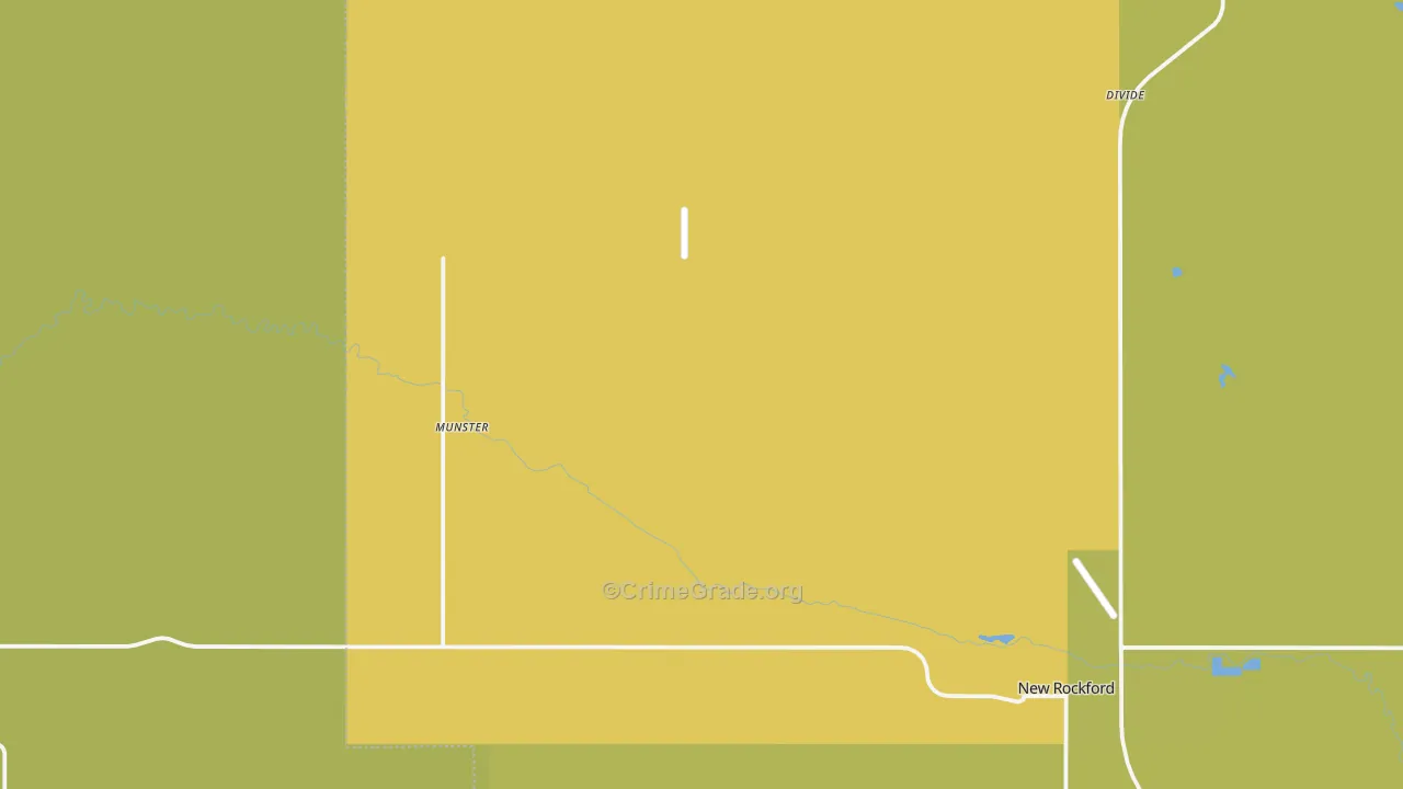 Munster, ND Map of Vandalism Rates