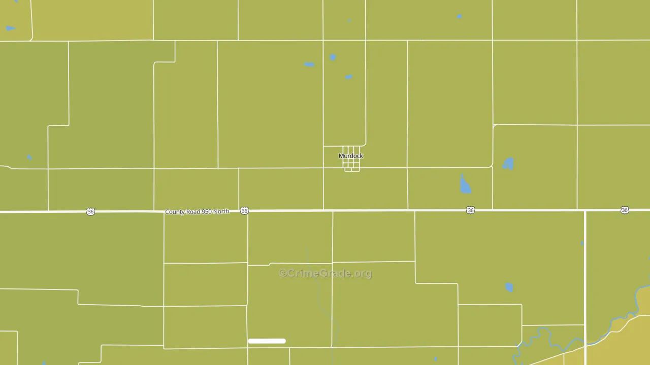 Murdock, IL Map of Vandalism Rates