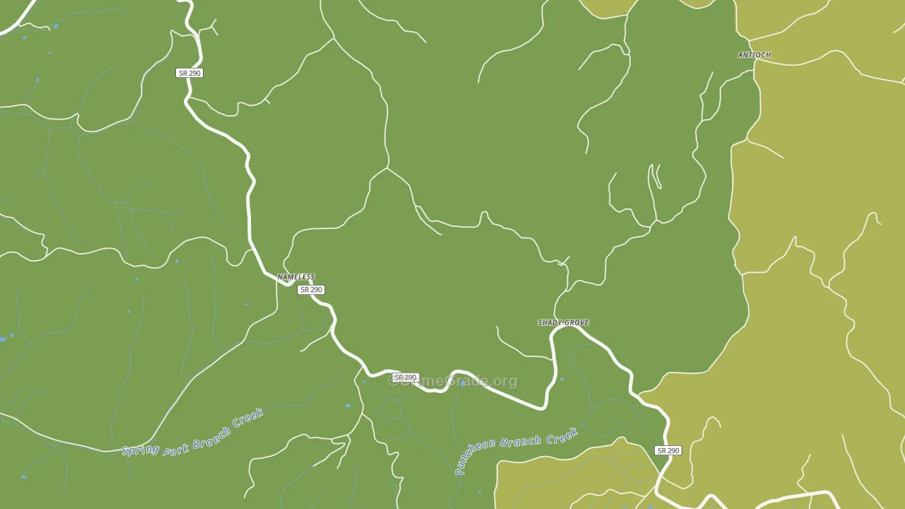 Nameless, TN Map of Vandalism Rates