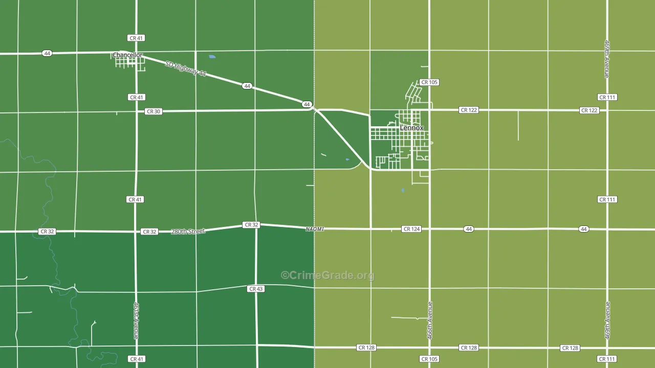 Naomi, SD Map of Vandalism Rates