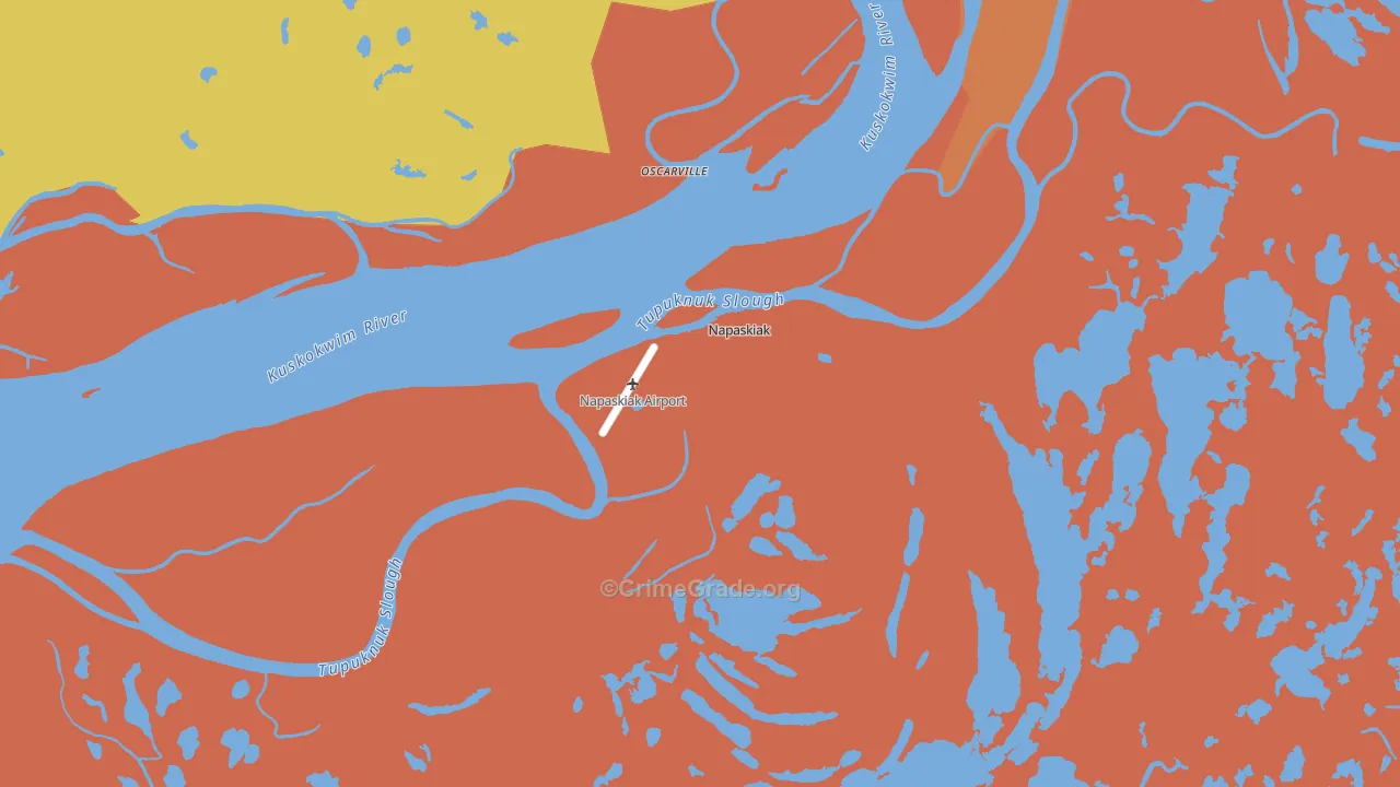 Napaskiak, AK Map of Vandalism Rates