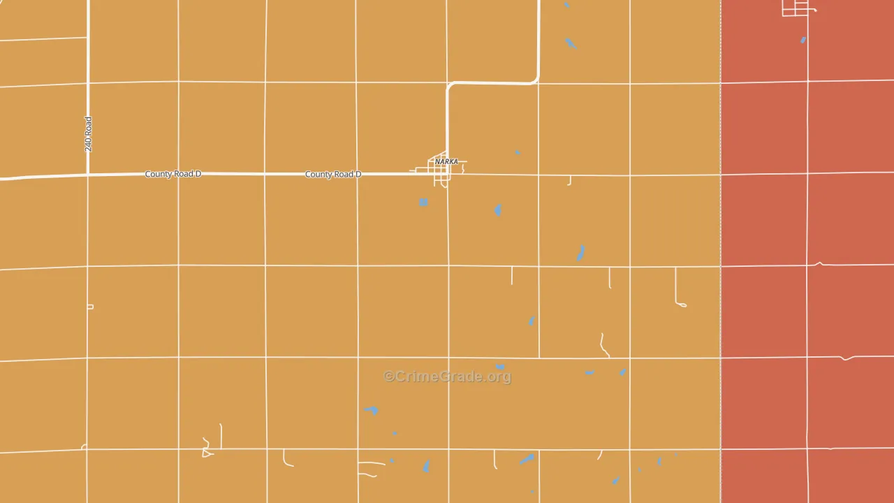 Narka, KS Map of Vandalism Rates