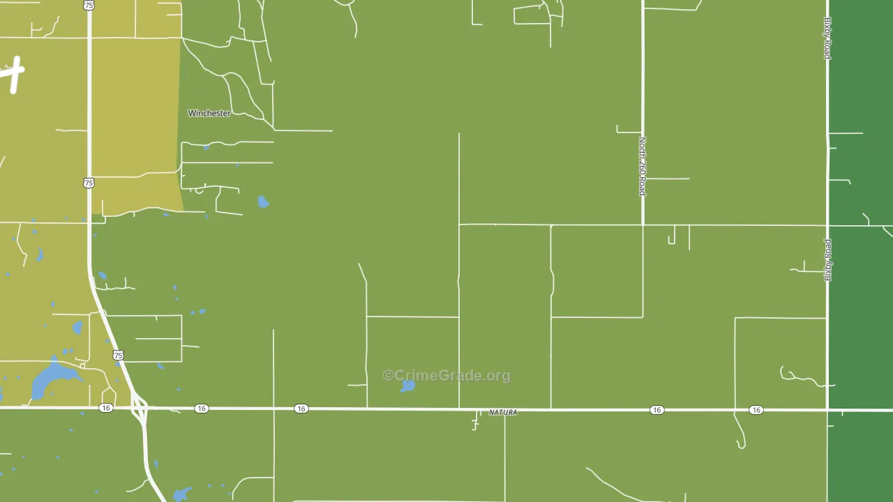 Natura, OK Map of Vandalism Rates