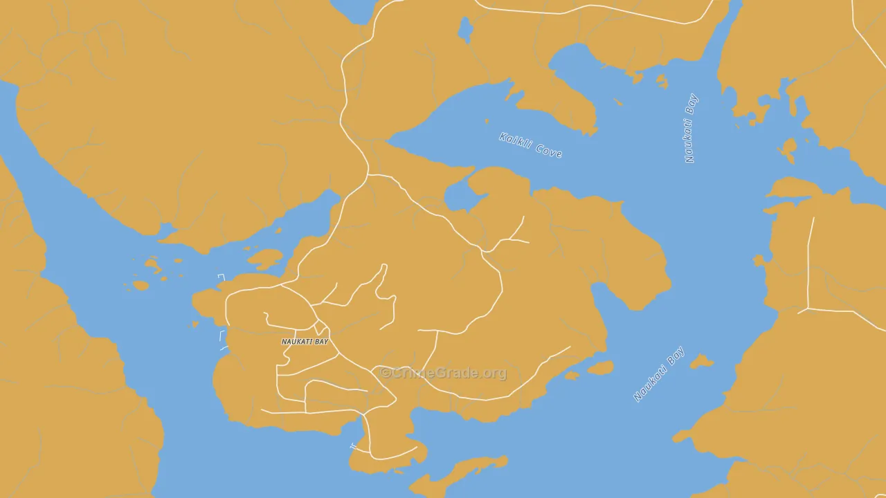 Naukati Bay, AK Map of Vandalism Rates