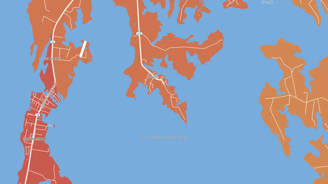 Neavitt, MD Map of Vandalism Rates