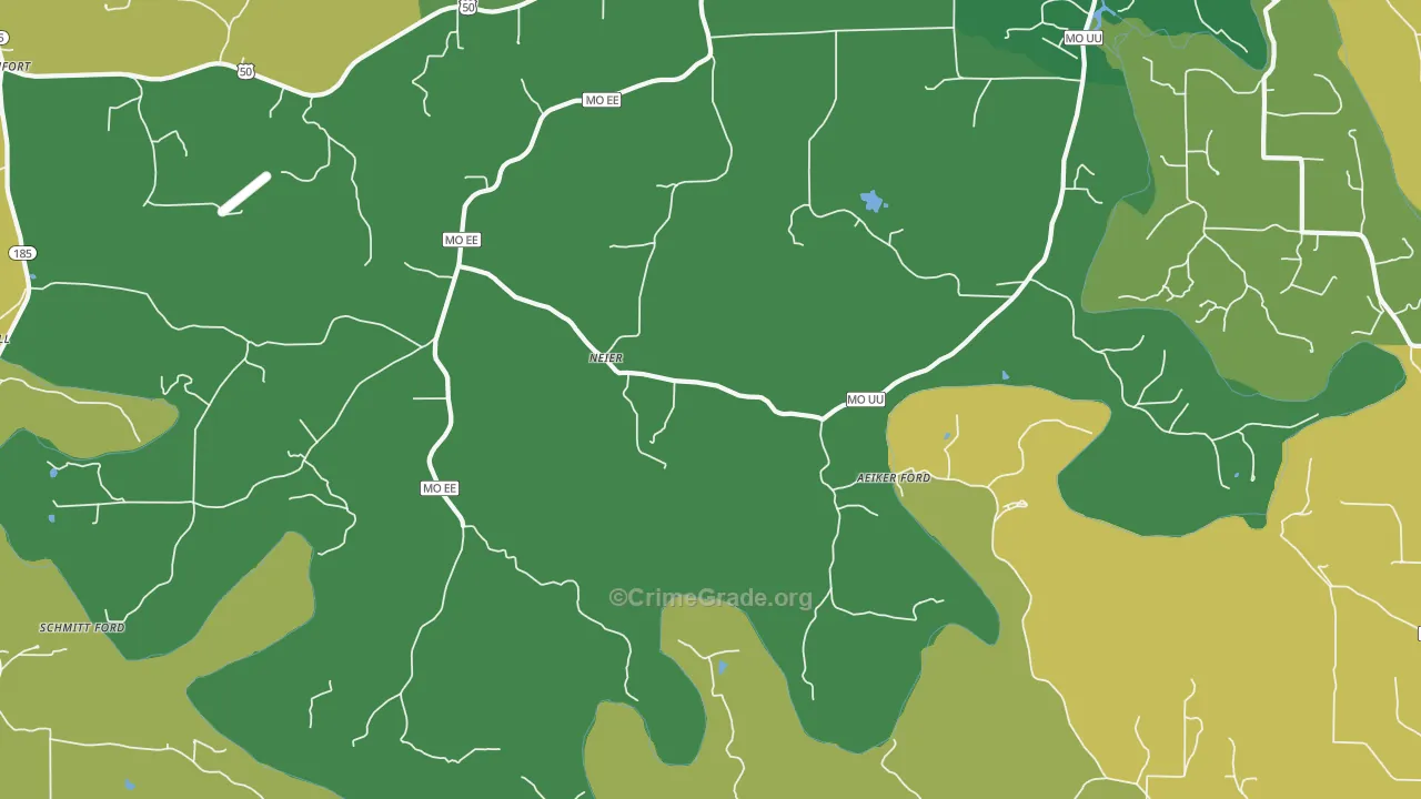 Neier, MO Map of Vandalism Rates