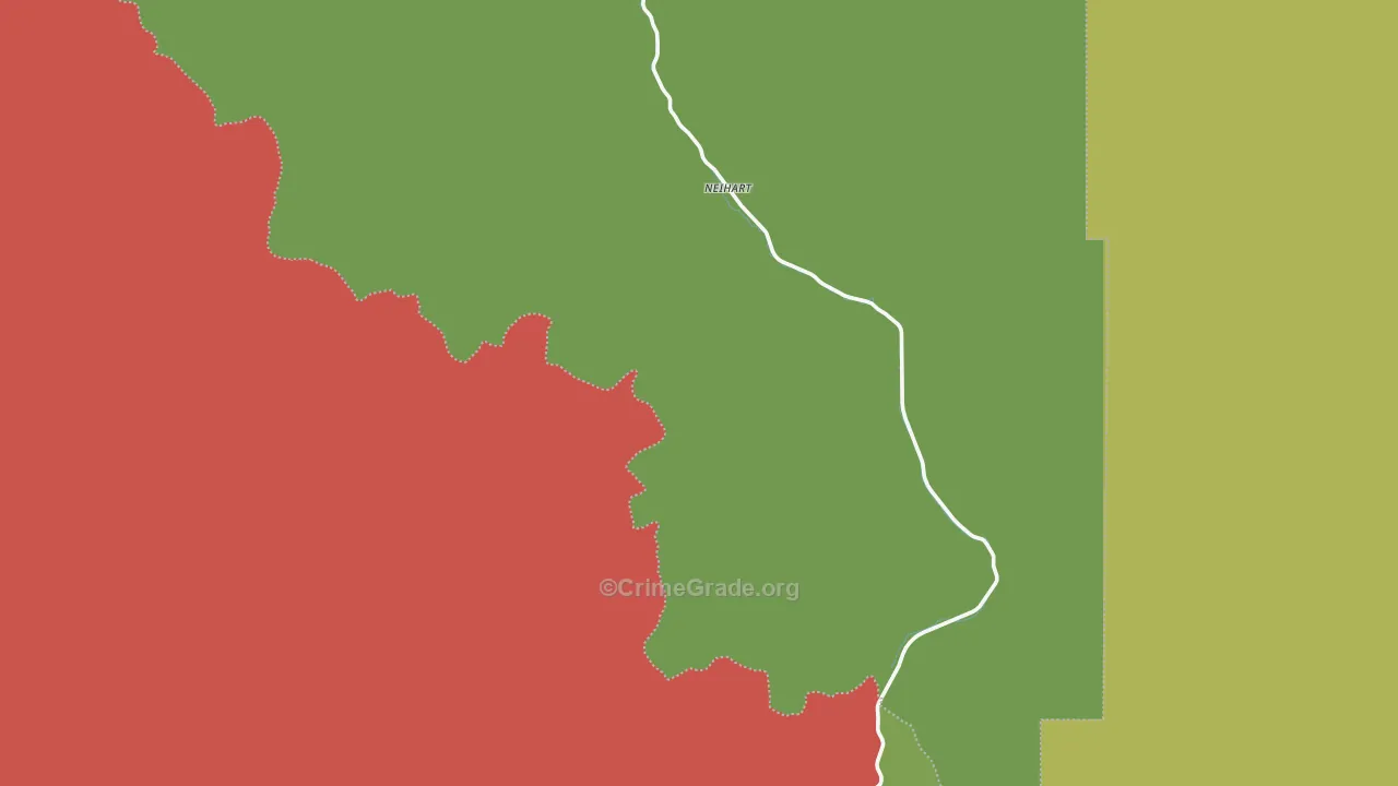 Neihart, MT Map of Vandalism Rates