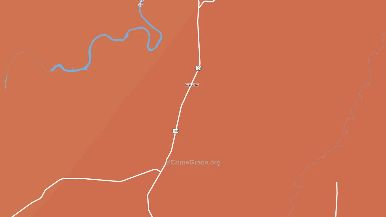Neilton, WA Map of Vandalism Rates