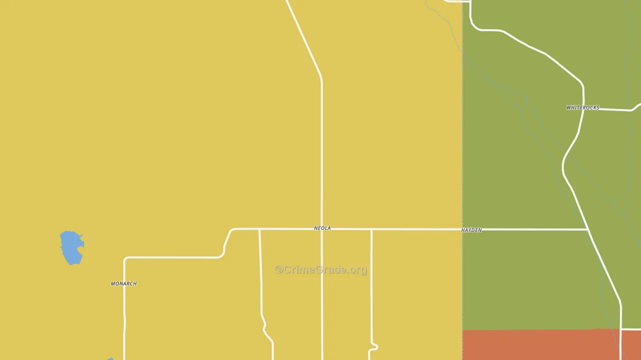Neola, UT Map of Vandalism Rates