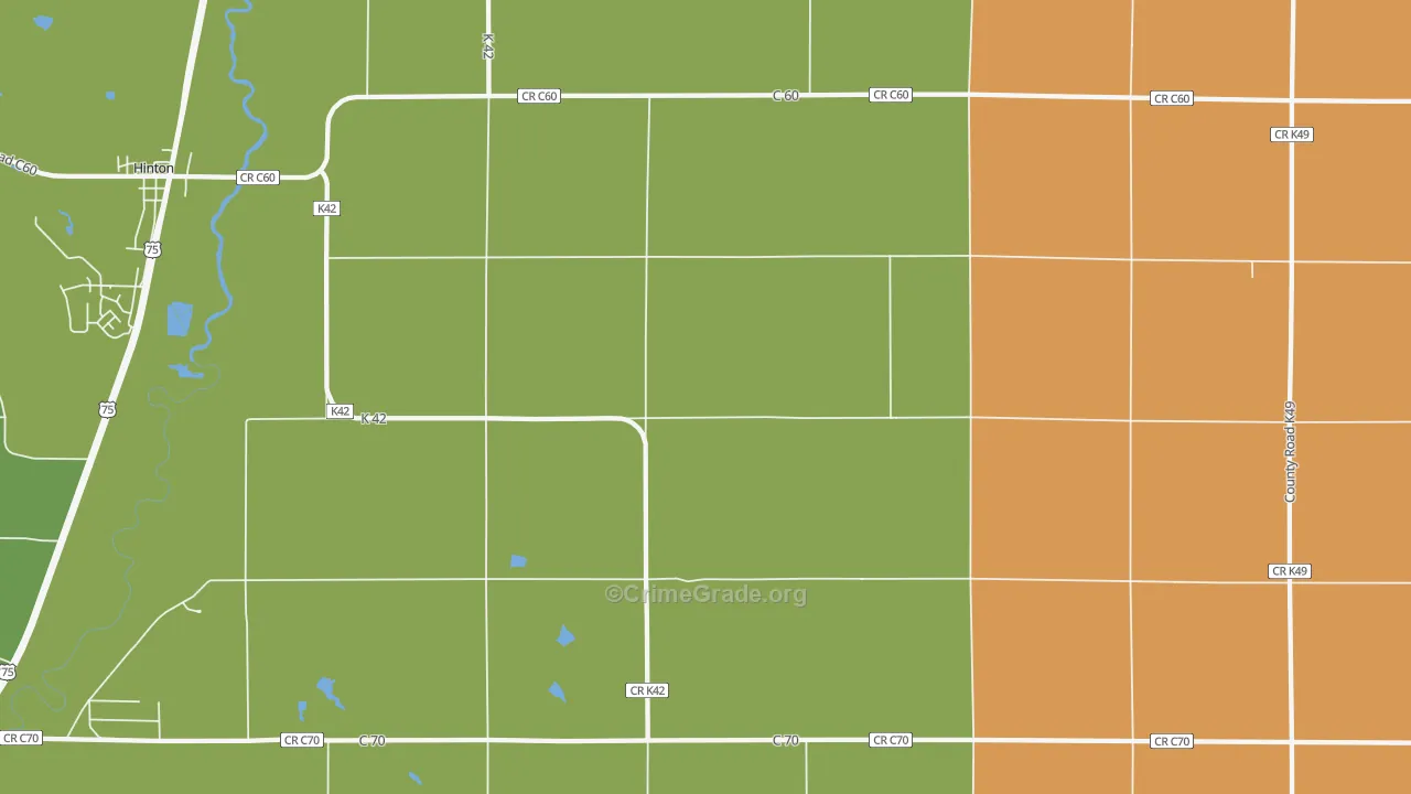 Neptune, IA Map of Vandalism Rates