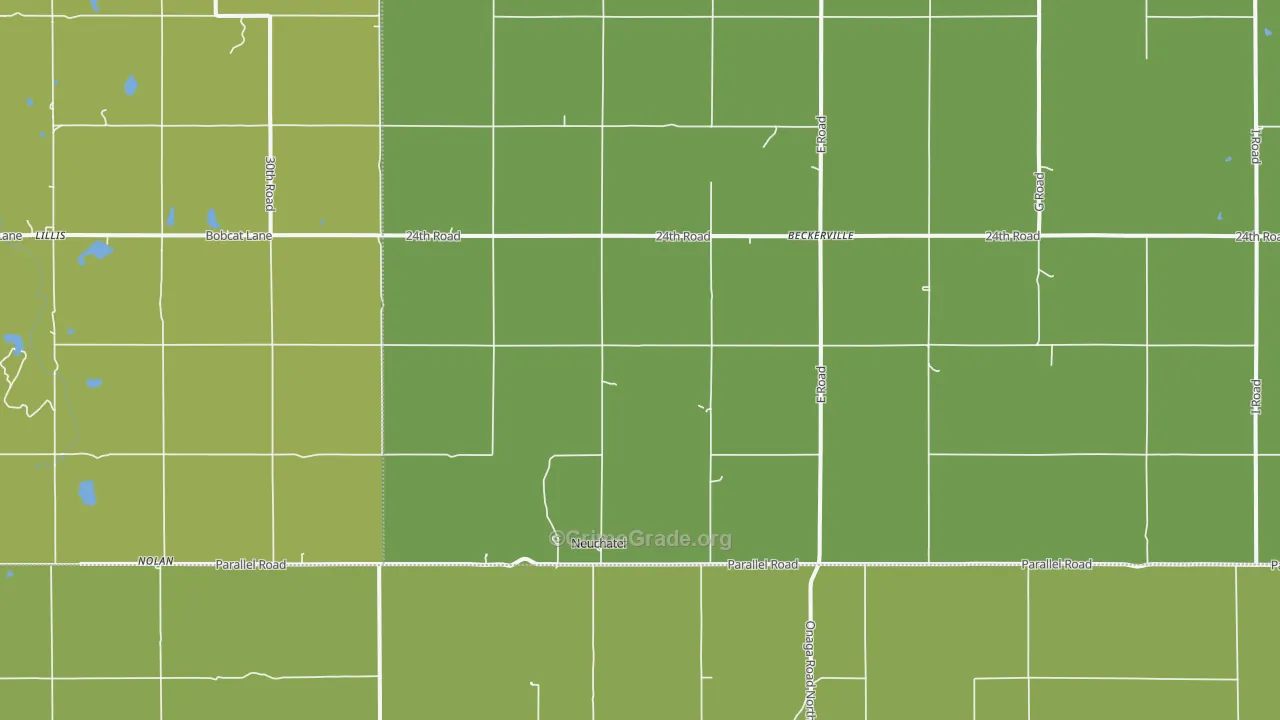 Neuchatel, KS Map of Vandalism Rates