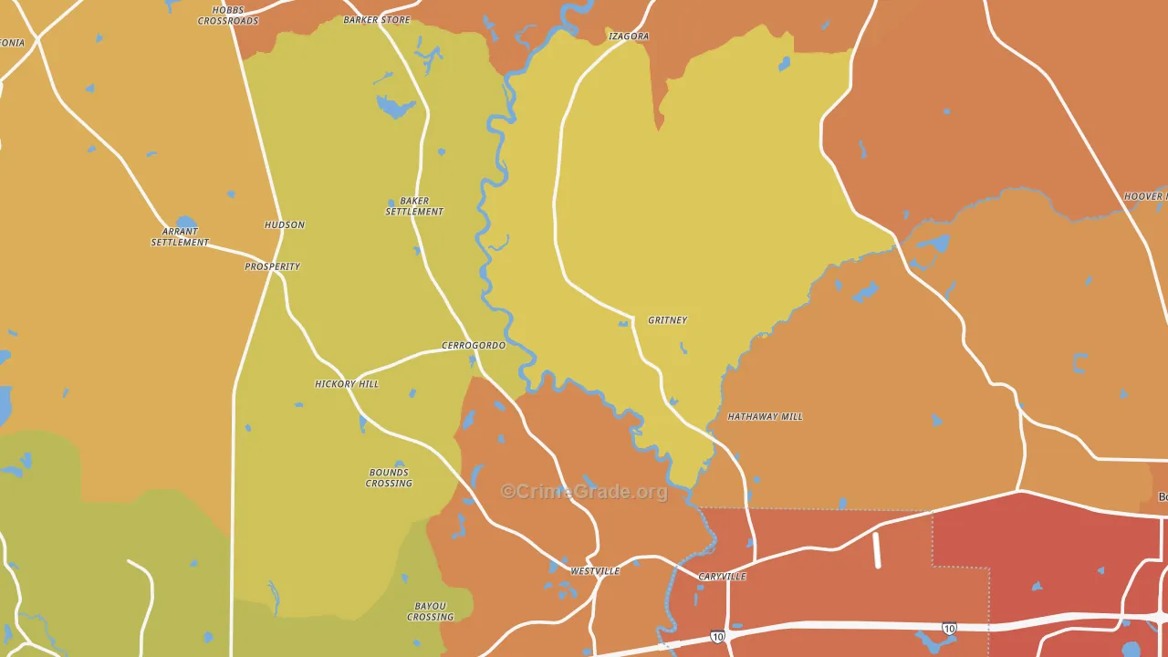New Hope, FL Map of Vandalism Rates
