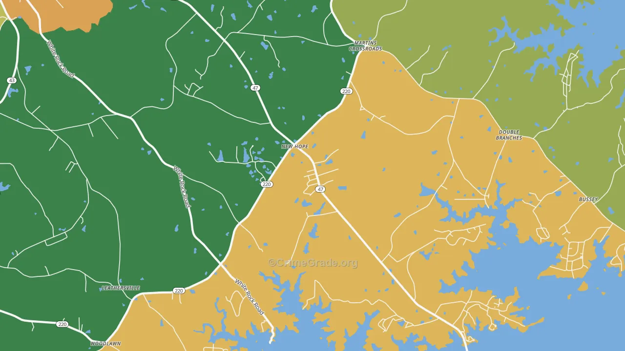 New Hope, GA Map of Vandalism Rates