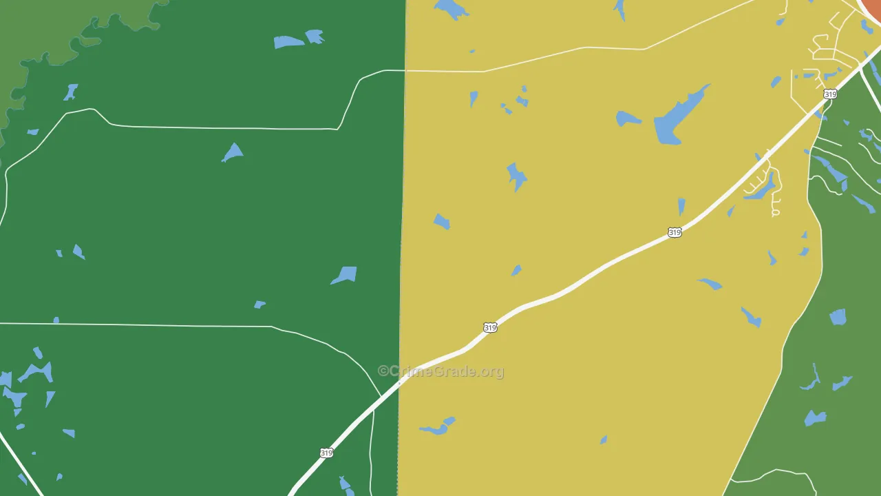 Newark, GA Map of Vandalism Rates