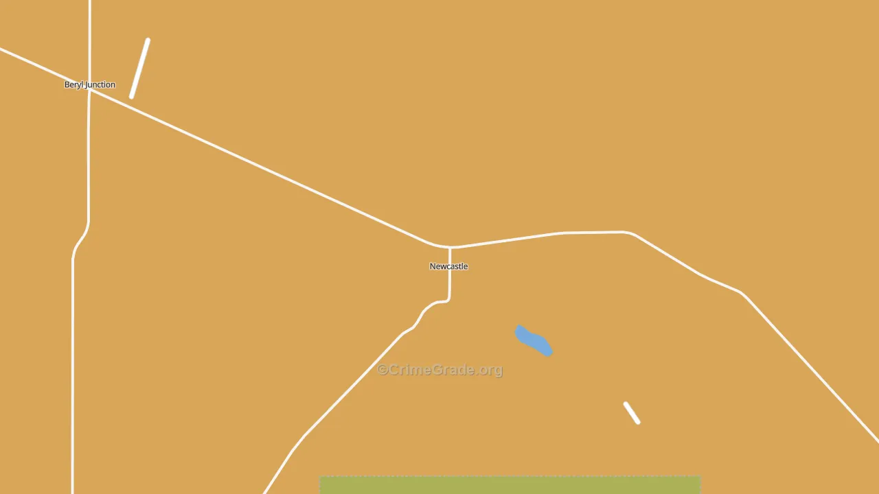Newcastle, UT Map of Vandalism Rates