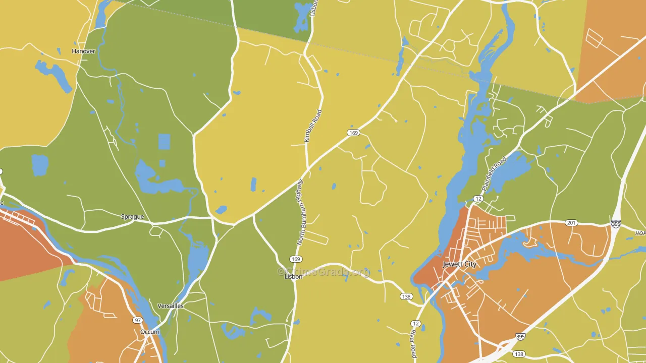 Newent, CT Map of Vandalism Rates