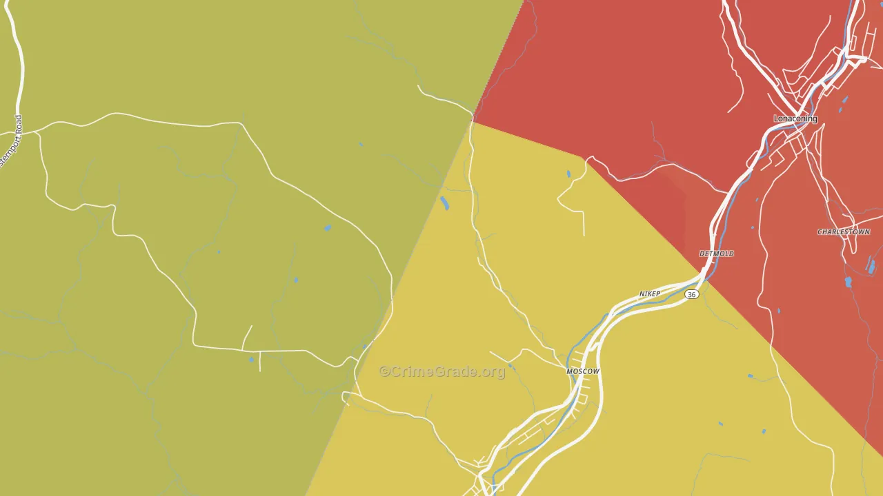 Nikep, MD Map of Vandalism Rates