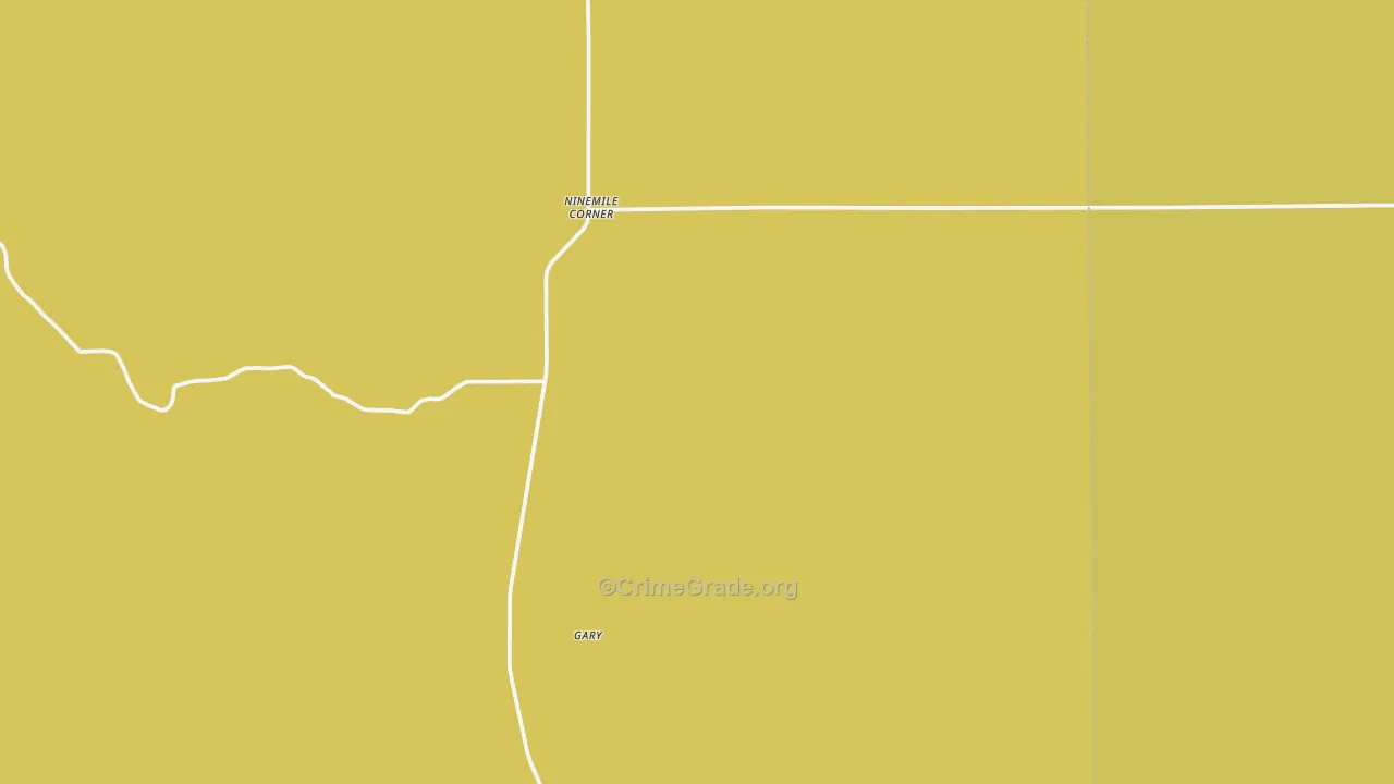 Ninemile Corner, CO Map of Vandalism Rates