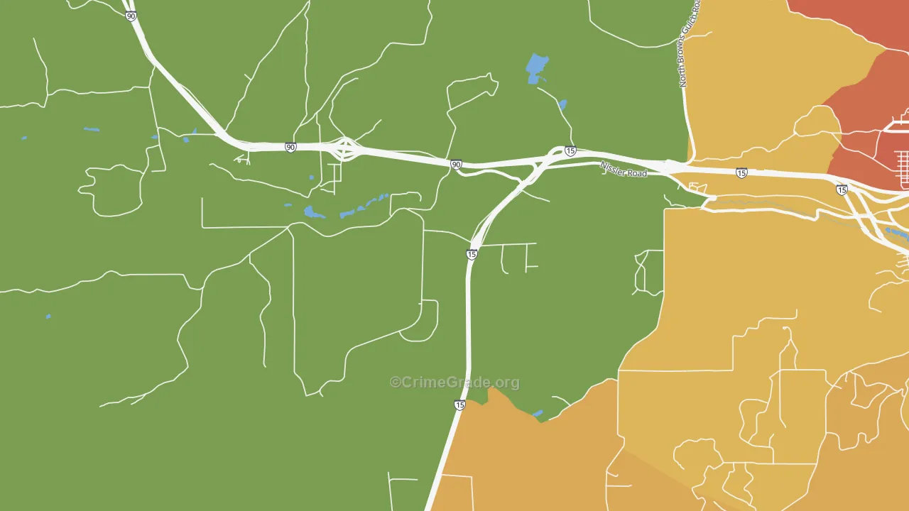 Nissler, MT Map of Vandalism Rates