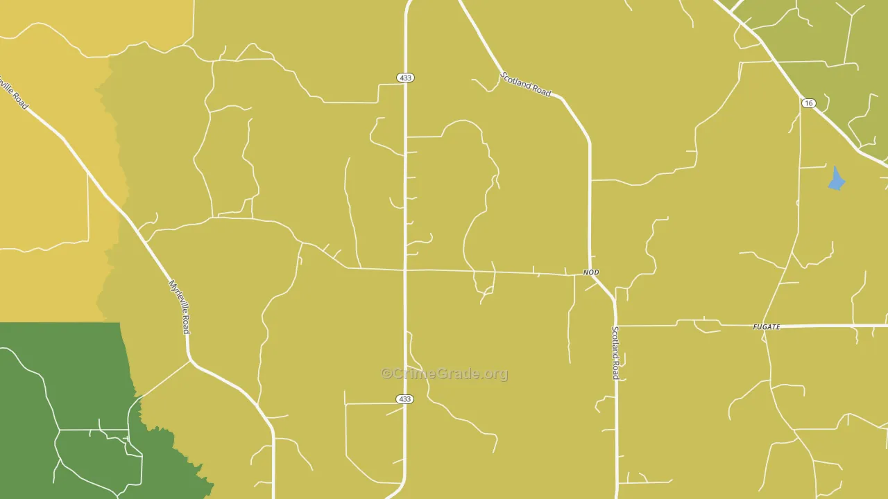Nod, MS Map of Vandalism Rates