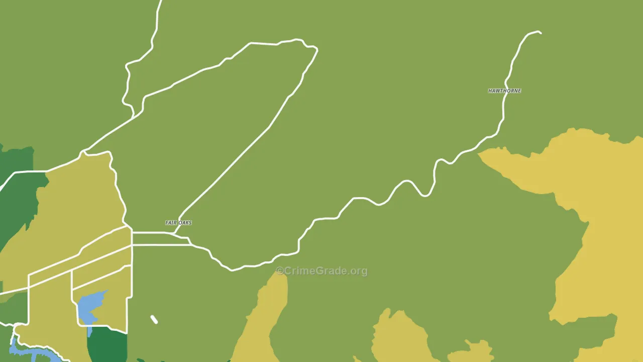 Nonpareil, OR Map of Vandalism Rates