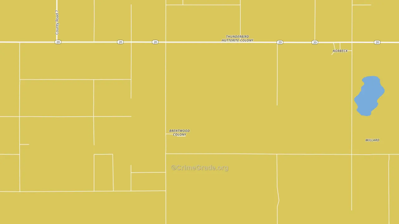 Norbeck, SD Map of Vandalism Rates