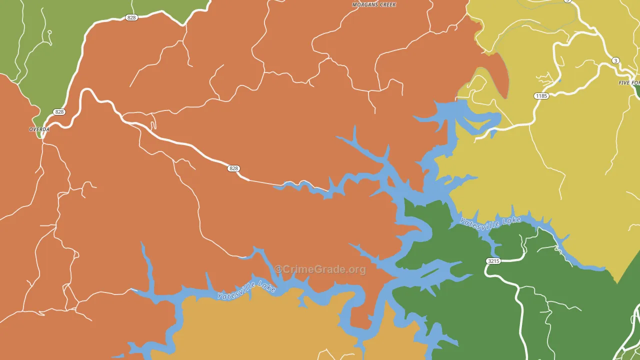 Noris, KY Map of Vandalism Rates