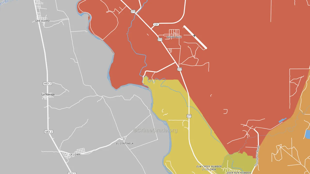 Normandy, TX Map of Vandalism Rates