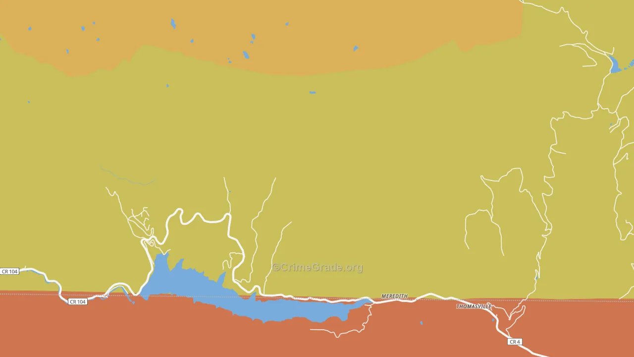 Norrie, CO Map of Vandalism Rates