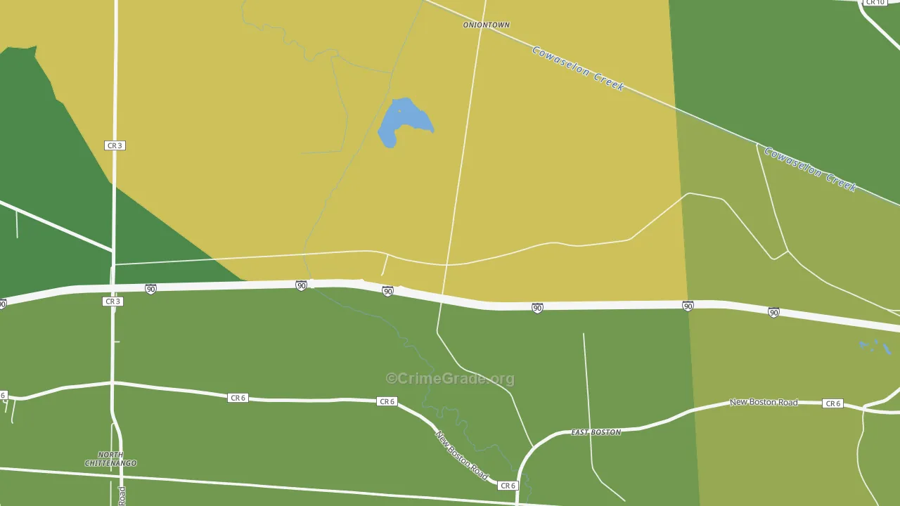 North Chittenango, NY Map of Vandalism Rates
